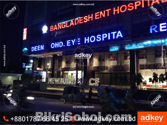 LED Sign Board BD 3D Acrylic High Letter Advertising in BD